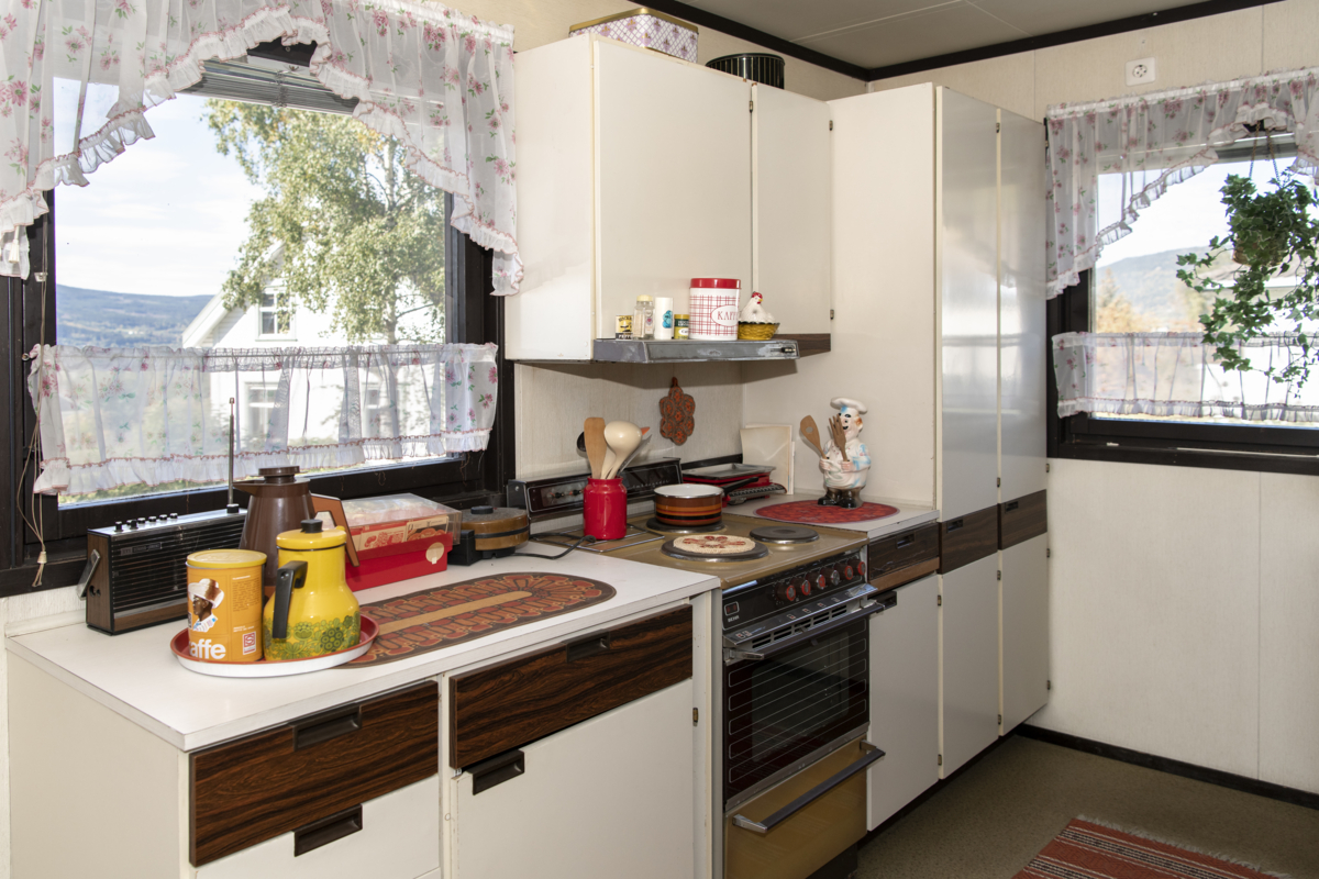 &nbsp;The kitchen in the 1970s house&nbsp;&nbsp;Photo: Tone Iren Eggen T&oslash;mte/Maihaugen


