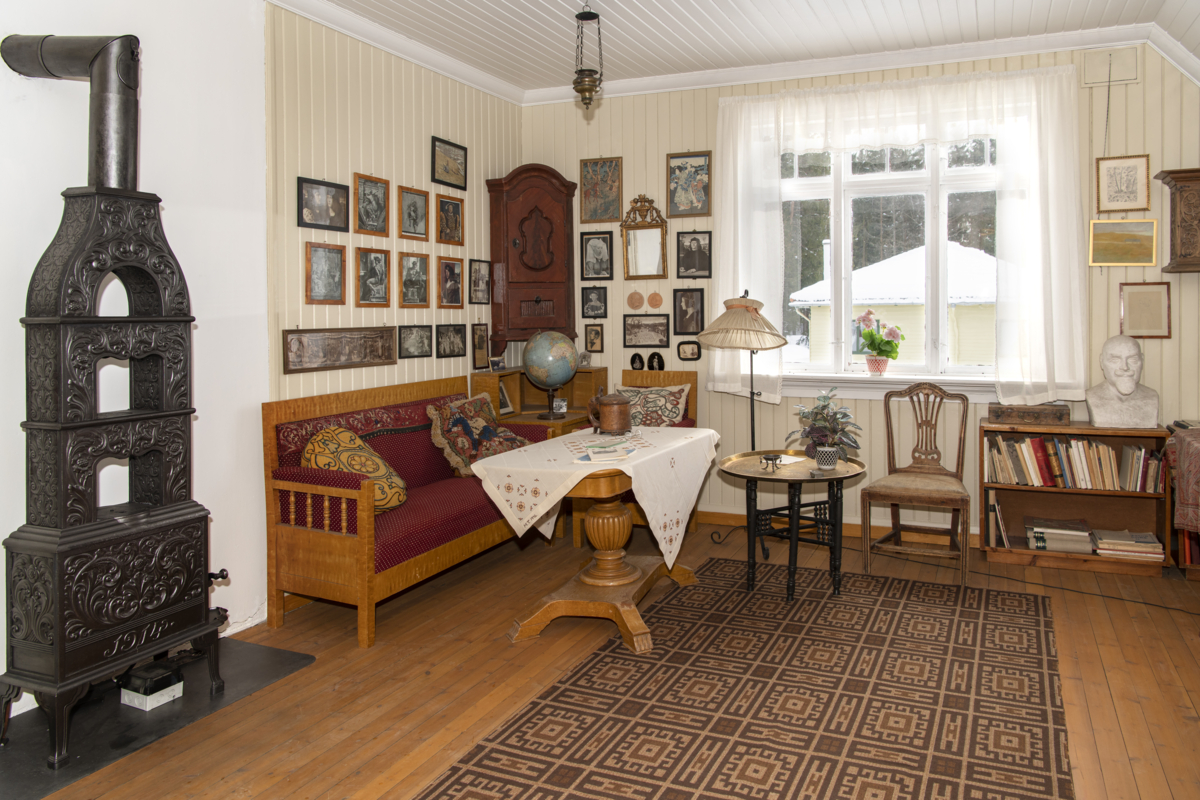 Alf Lundeby's studio in the 1915 house. Photo: Tone Iren Eggen T&oslash;mte/Maihaugen

