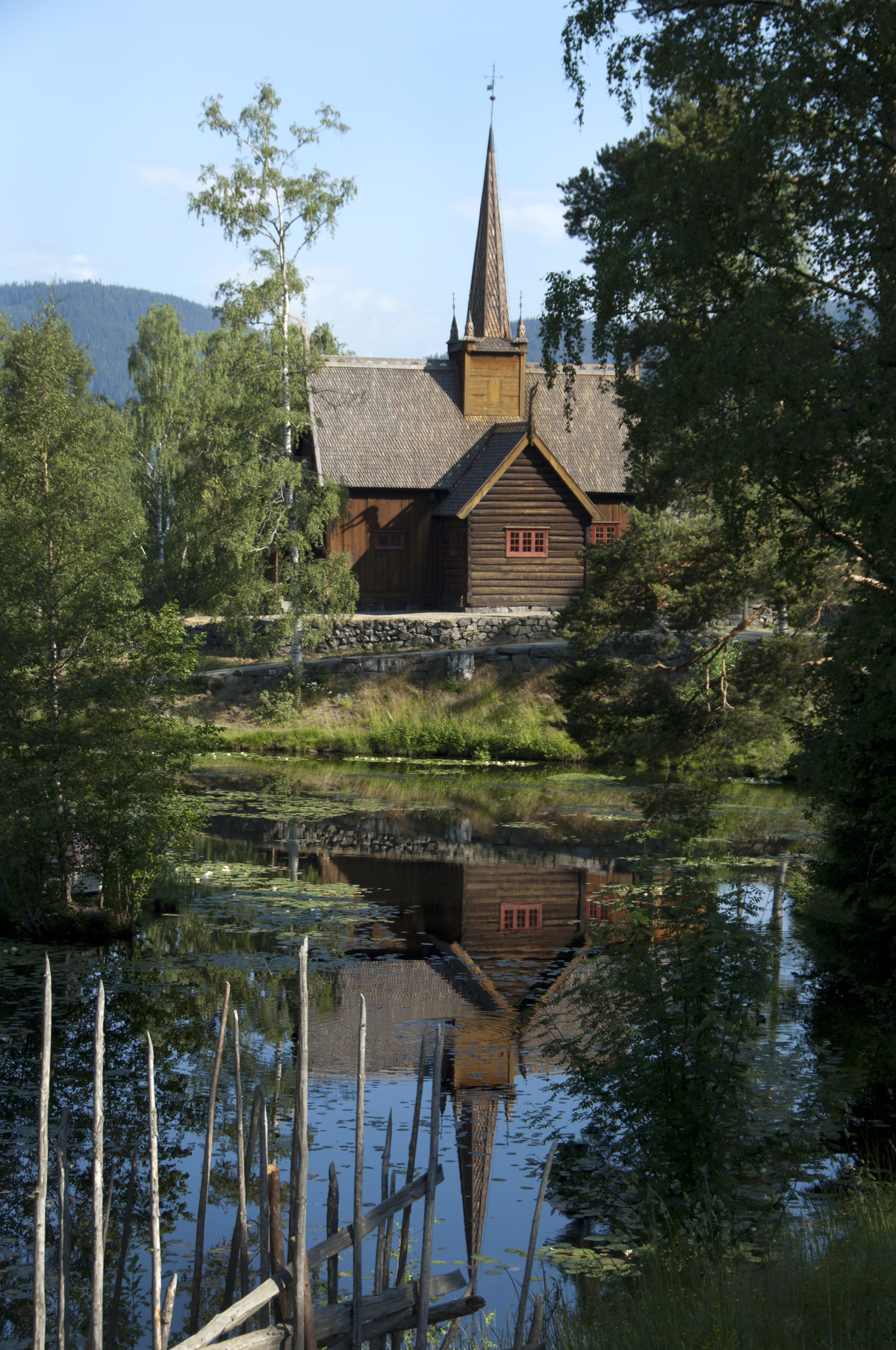 Garmo stave church. Photo: Camilla Damg&aring;rd/Maihaugen.


