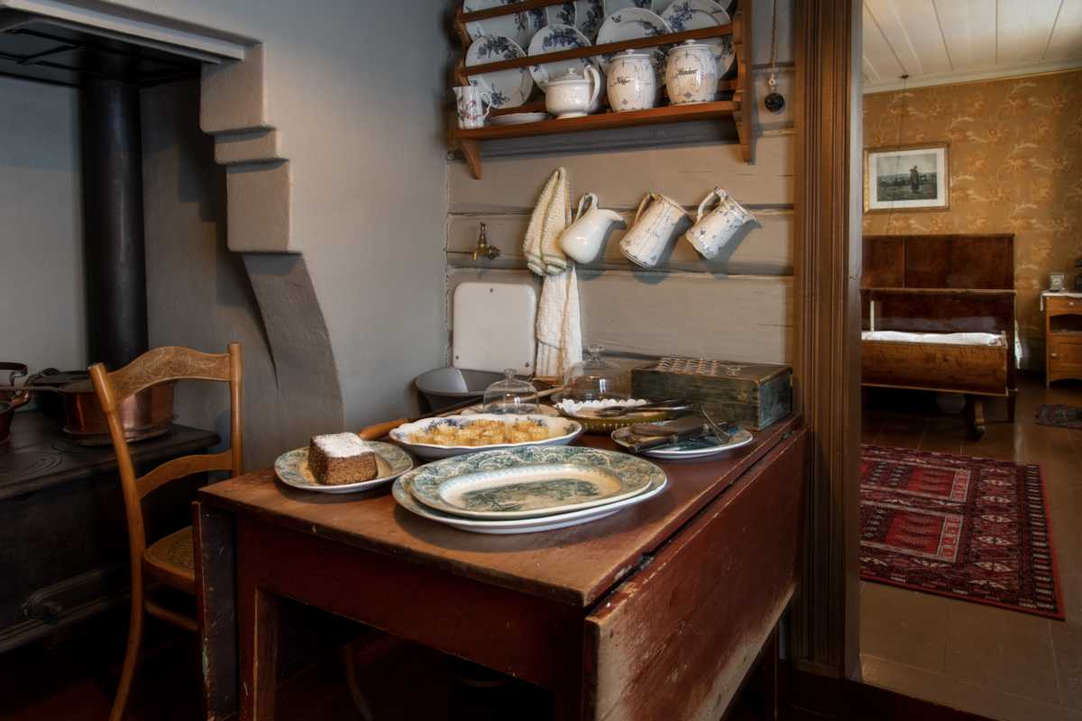 The kitchen in the Apothecary Apartment. Photo: Tone Iren Eggen T&oslash;mte

