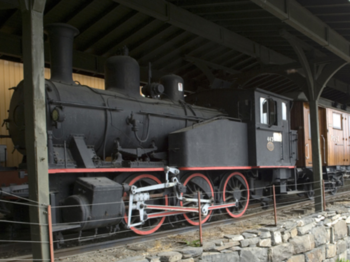 The locomotivet at&nbsp;Maihaugen's train. Photo: Maihaugen

