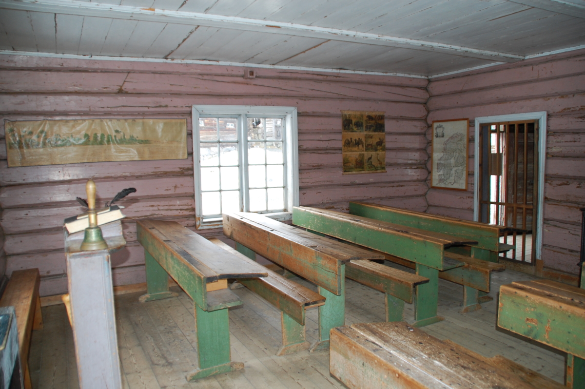 Taken inside the School House at Maihaugen. Photo: K&aring;re Hosar/Maihaugen.

